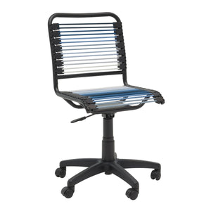 Ombre Blue Bungie Low Back Office Chair