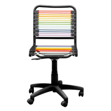 Load image into Gallery viewer, Bungie Low Back Office Chair in Rainbow with Matte Black Frame and Base