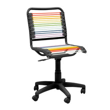 Load image into Gallery viewer, Bungie Low Back Office Chair in Rainbow with Matte Black Frame and Base