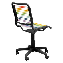 Load image into Gallery viewer, Bungie Low Back Office Chair in Rainbow with Matte Black Frame and Base