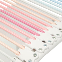 Load image into Gallery viewer, Bungie Low Back Office Chair in Blush/Blue Ombre with White Frame and Base