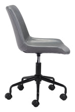 Load image into Gallery viewer, Mid-Century Matte Gray Armless Office Chair