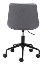 Load image into Gallery viewer, Mid-Century Matte Gray Armless Office Chair