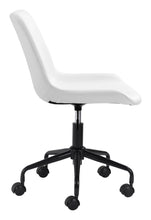 Load image into Gallery viewer, Mid-Century Modern Armless Office Chair in White