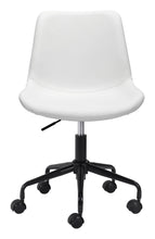 Load image into Gallery viewer, Mid-Century Modern Armless Office Chair in White