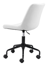 Load image into Gallery viewer, Mid-Century Modern Armless Office Chair in White