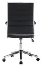 Load image into Gallery viewer, Modern Black Vinyl Office Chair
