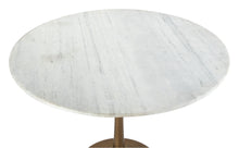 Load image into Gallery viewer, Round 36" Marble Meeting Table with Gold Base
