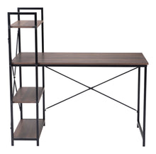 Load image into Gallery viewer, Minimal 48" Urban Office Desk with Four-Tier Shelf
