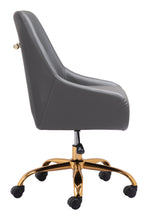 Load image into Gallery viewer, Deco Leatherette Adjustable Office Chair