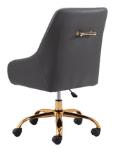 Load image into Gallery viewer, Deco Leatherette Adjustable Office Chair
