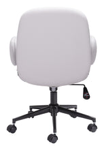 Load image into Gallery viewer, Boho Office Chair with Contrasting Black Base in Beige