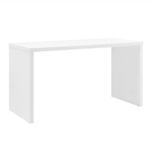 Load image into Gallery viewer, Modifiable 55" Matte White Lacquer Executive Desk or Workstation
