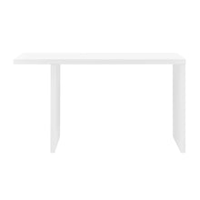 Load image into Gallery viewer, Modifiable 55" Matte White Lacquer Executive Desk or Workstation