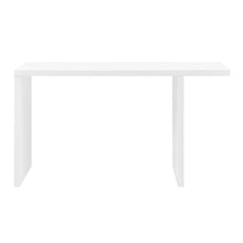 Load image into Gallery viewer, Modifiable 55" Matte White Lacquer Executive Desk or Workstation