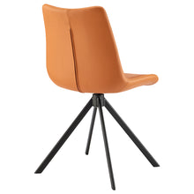 Load image into Gallery viewer, Swivel Office Chair in Cognac with Black Legs