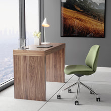 Load image into Gallery viewer, 47" Sleek Walnut Workstation with Storage Drawer