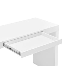 Load image into Gallery viewer, 47" Matte White Workstation with Storage Drawer