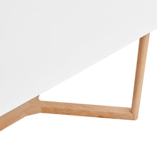 Load image into Gallery viewer, 79" Contemporary Natural Beech Wood Executive Desk