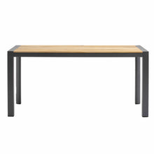 Load image into Gallery viewer, 63" Natural Teak and Anthracite Executive Desk