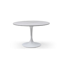 Load image into Gallery viewer, 47" Elegant Round Ceramic Meeting Table with White Ceramic Top