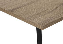 Load image into Gallery viewer, Dark Taupe Industrial-Style 47" L-Shaped Writing Desk with Open Shelves