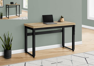 47" Adjustable Height Natural Home Office Desk