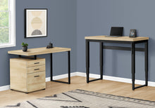 Load image into Gallery viewer, 47&quot; Adjustable Height Natural Home Office Desk
