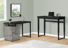 Load image into Gallery viewer, 47" Adjustable Height Black Home Office Desk