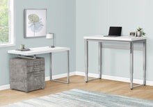 Load image into Gallery viewer, 47" Adjustable Height White Home Office Desk