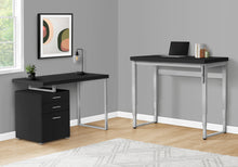 Load image into Gallery viewer, 47" Adjustable Height Black and Grey Home Office Desk