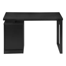 Load image into Gallery viewer, Black Floating 47" Computer Desk with Storage