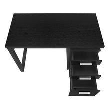 Load image into Gallery viewer, Black Floating 47" Computer Desk with Storage