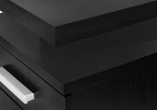 Load image into Gallery viewer, Black Floating 47" Computer Desk with Storage