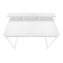 Load image into Gallery viewer, Standing Height 47" White Computer Workstation