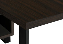 Load image into Gallery viewer, Espresso and Black 72" Executive L-Shaped Desk