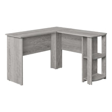 Load image into Gallery viewer, 47&quot; L-Shaped Computer Desk with Storage in Grey
