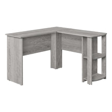 Load image into Gallery viewer, 47" L-Shaped Computer Desk with Storage in Grey