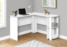 Load image into Gallery viewer, 47&quot; L-Shaped Computer Desk with Storage in White
