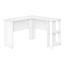 Load image into Gallery viewer, 47" L-Shaped Computer Desk with Storage in White