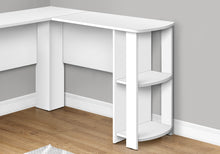 Load image into Gallery viewer, 47" L-Shaped Computer Desk with Storage in White