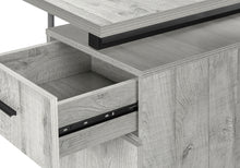 Load image into Gallery viewer, Grey 47" Floating Desktop Workstation with Storage