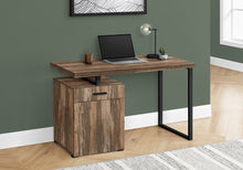 Load image into Gallery viewer, Brown 47" Floating Desktop Workstation with Storage