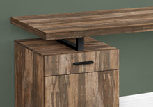 Load image into Gallery viewer, Brown 47" Floating Desktop Workstation with Storage