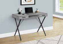 Load image into Gallery viewer, 42" Grey Trestle Workstation with Storage