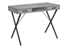 Load image into Gallery viewer, 42" Grey Trestle Workstation with Storage
