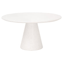 Load image into Gallery viewer, 55" Ivory Concrete Circular Meeting Table