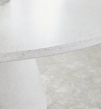 Load image into Gallery viewer, 55" Ivory Concrete Circular Meeting Table