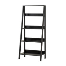 Load image into Gallery viewer, 55&quot; Ladder Bookcase in Black
