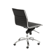 Load image into Gallery viewer, Classic Armless Black Swivel Office Chair